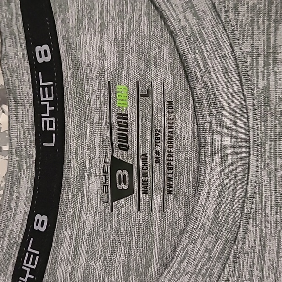 3 Layer 8 Quick Dry Performance T-Shirts Size Large - Picture 7 of 7